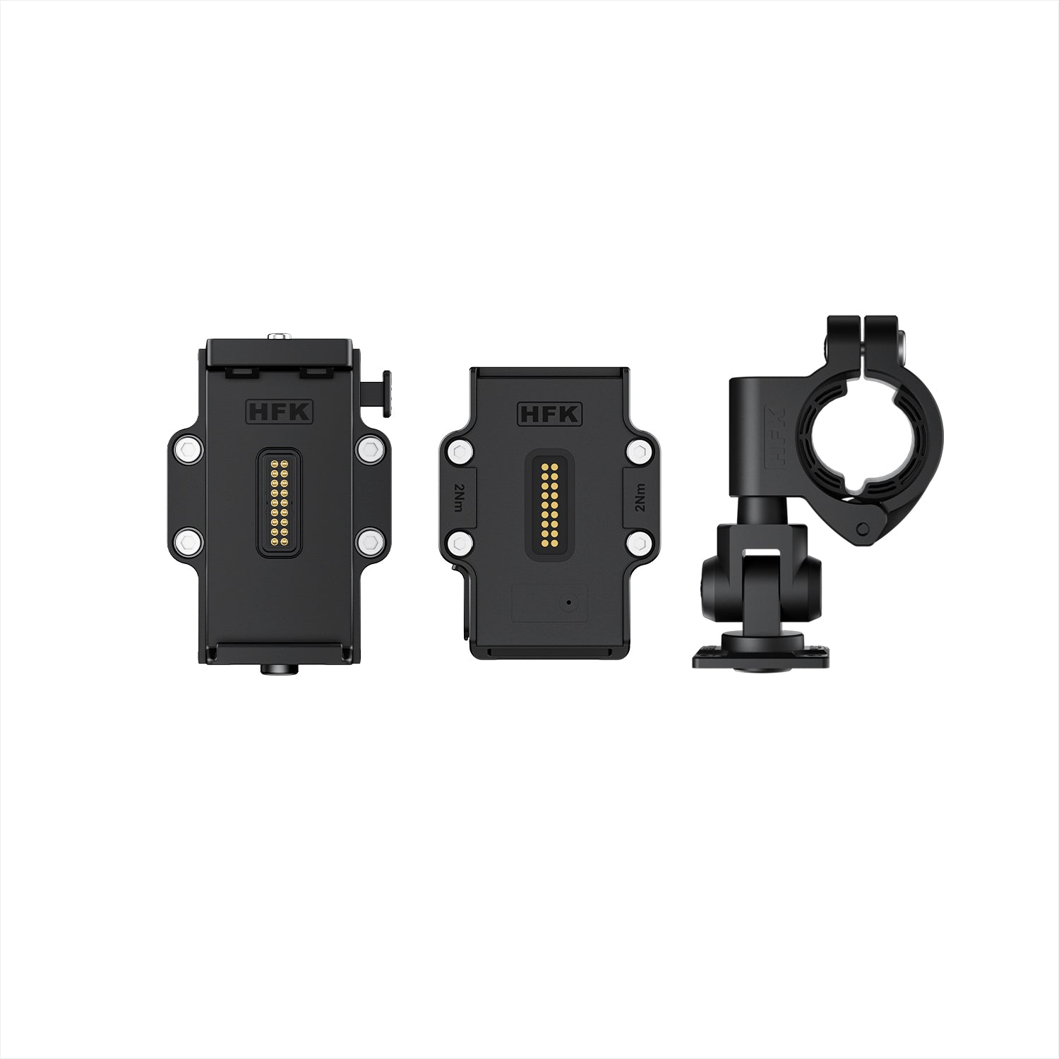 HFK HC50-RM Smart Motorcycle CarPlay GPS with Quick-Release & Dash Cam (Quick-Release)