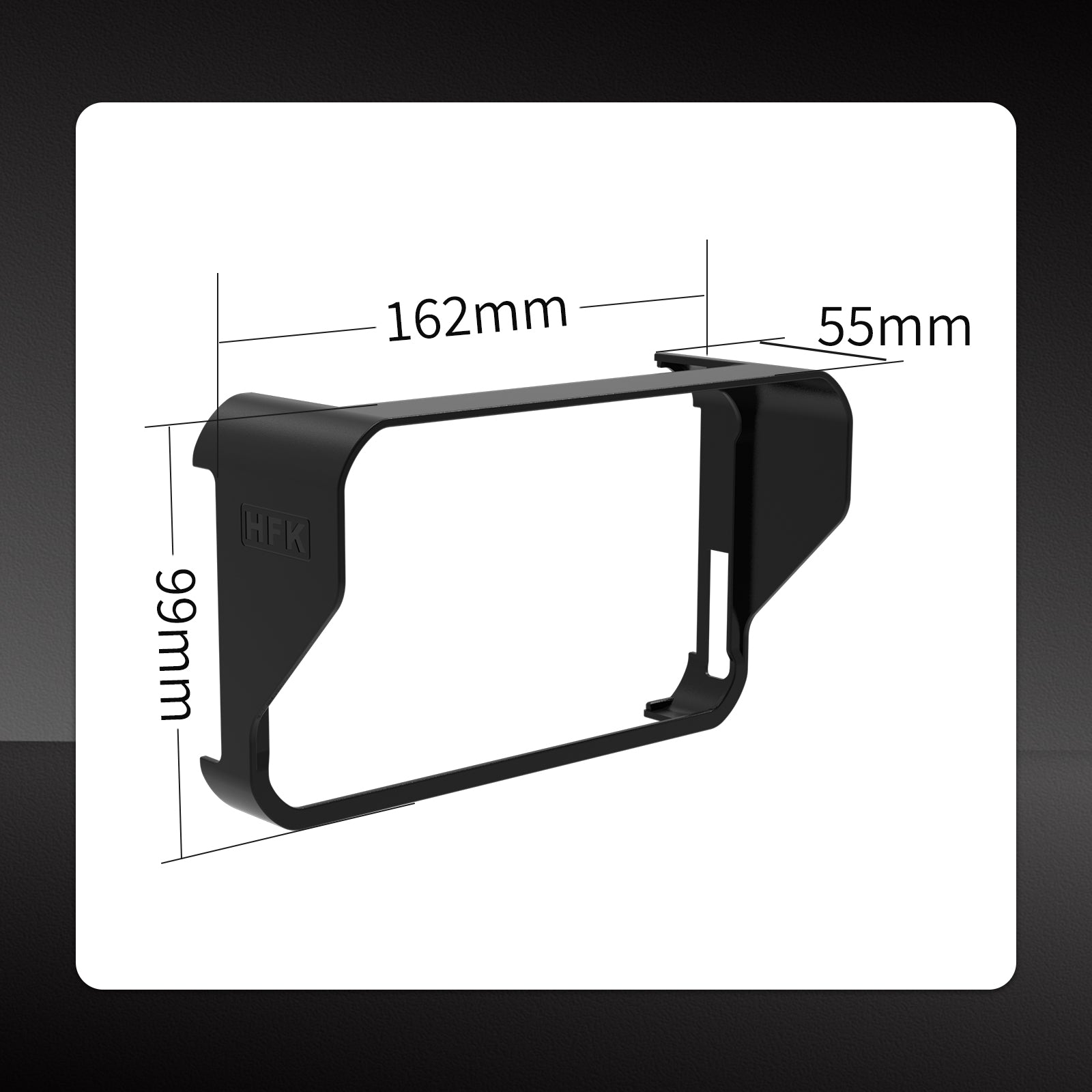 HFK Sun Shade HC50 Motorcycle Carplay Dashcam