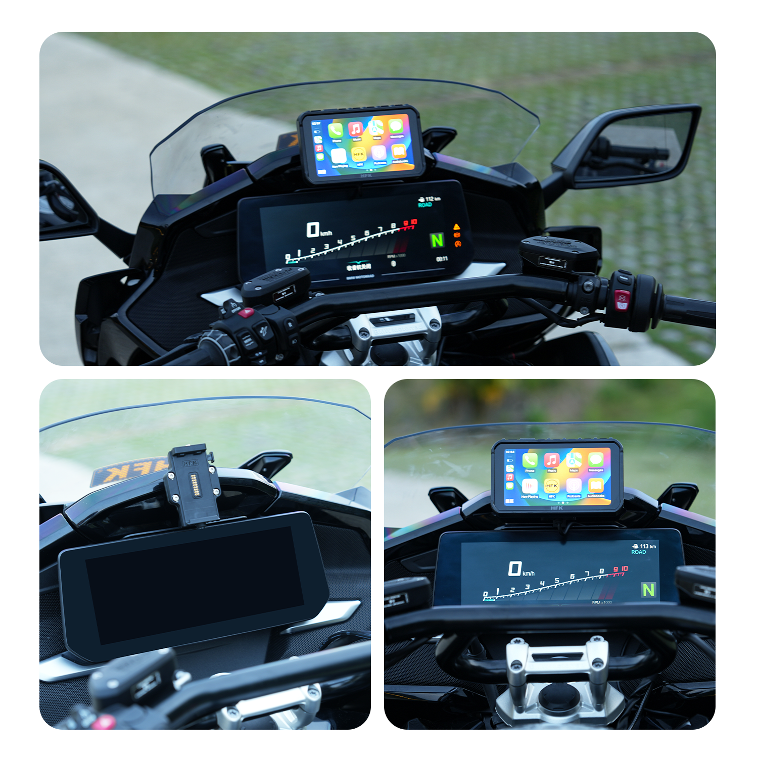 HFK CarPlay Dedicated Mount for BMW Models with 10.25-inch Screen