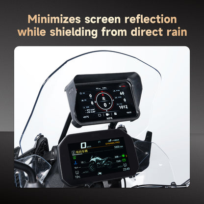 HFK Sun Shade HC50 Motorcycle Carplay Dashcam