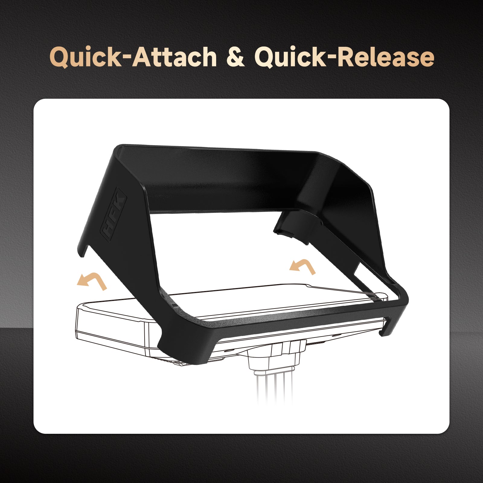HFK Sun Shade HC50 Motorcycle Carplay Dashcam