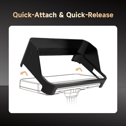 HFK Sun Shade HC50 Motorcycle Carplay Dashcam